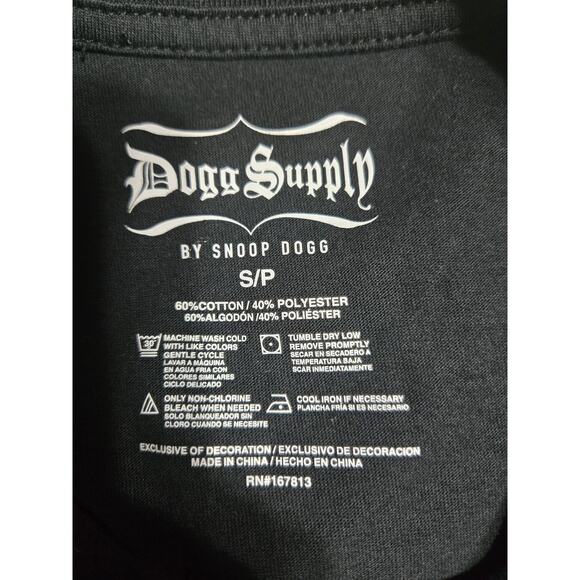 Dogg supply by snoop dog small men's black tshirt - Picture 4 of 6